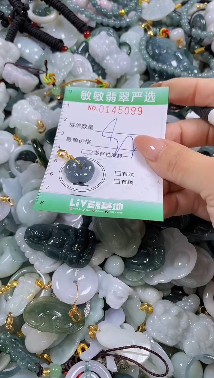 【闪购商品】翡翠未镶嵌颈饰闪购0145099多样性发其一