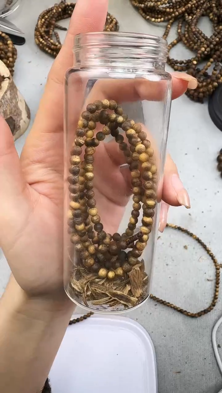 沉香沉香碎屑04虎斑棋圆多静静沉香甄选多样性发一