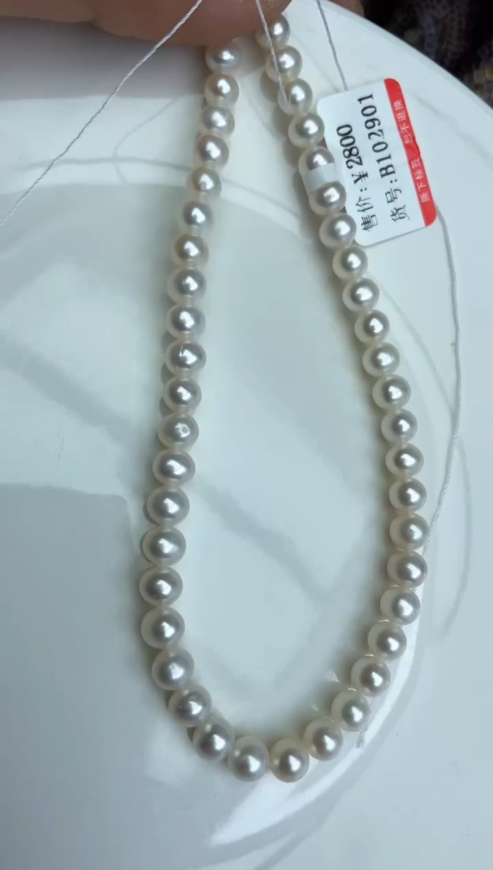 （无）白系项链5mm+