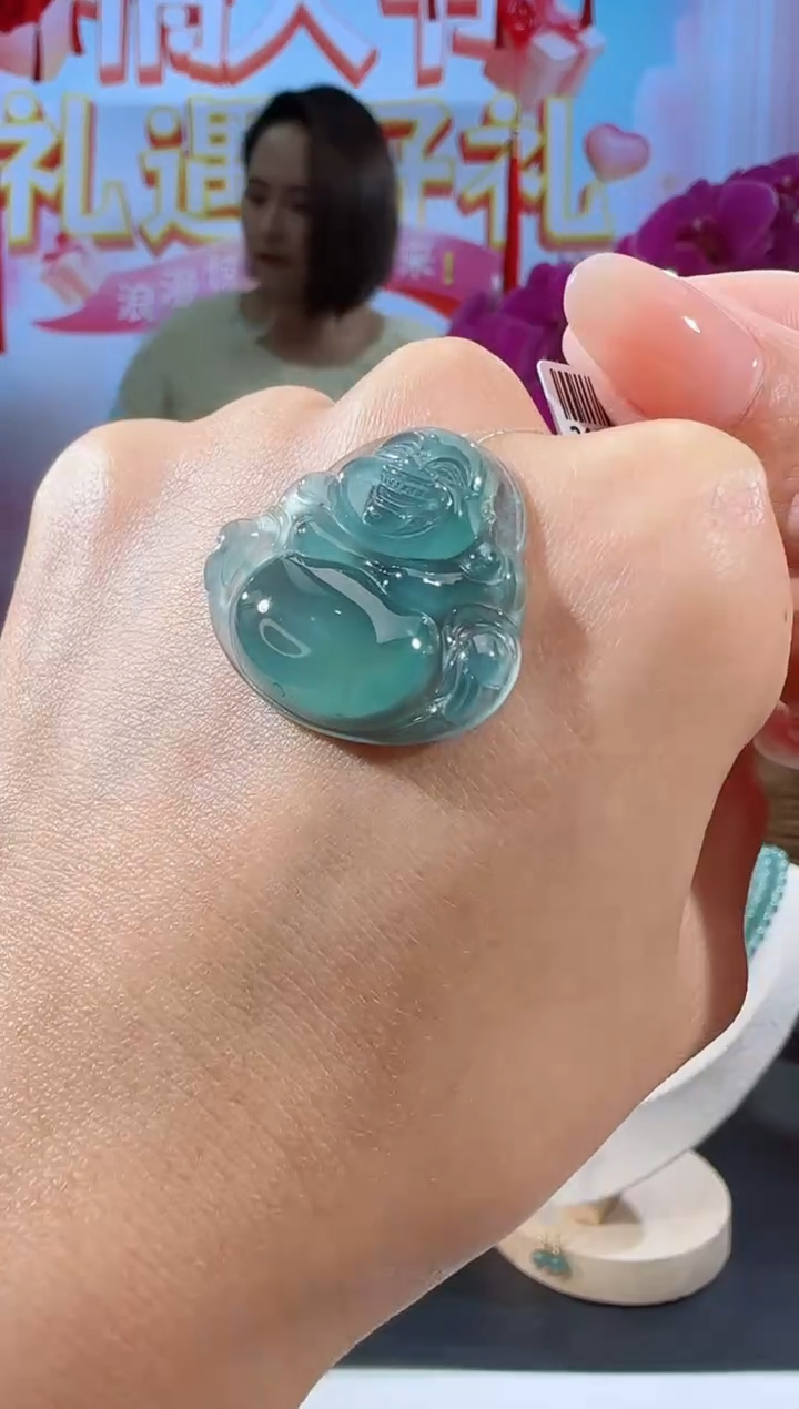 【闪购商品】翡翠吊坠(不含链)未镶嵌佛公多样性发一