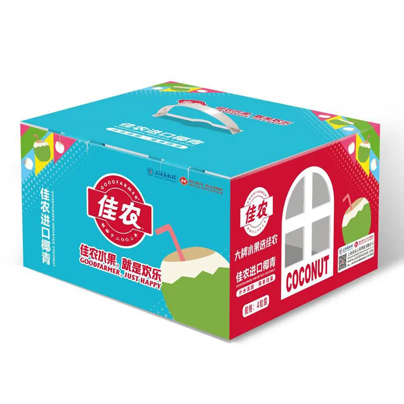 佳农椰青礼盒4粒装约3.6kg/盒
