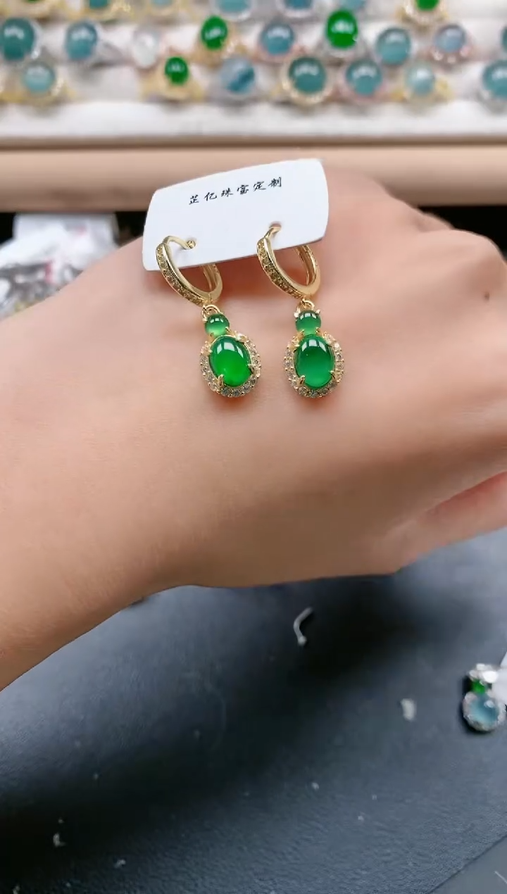 【闪购商品】翡翠戒指银S925镶嵌11111