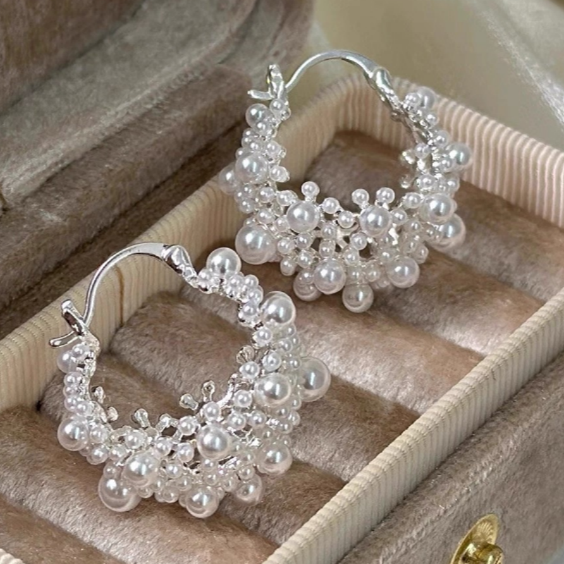 铜合金耳饰 【46】2025爆款气质轻奢百搭简约精致网红设计师耳环