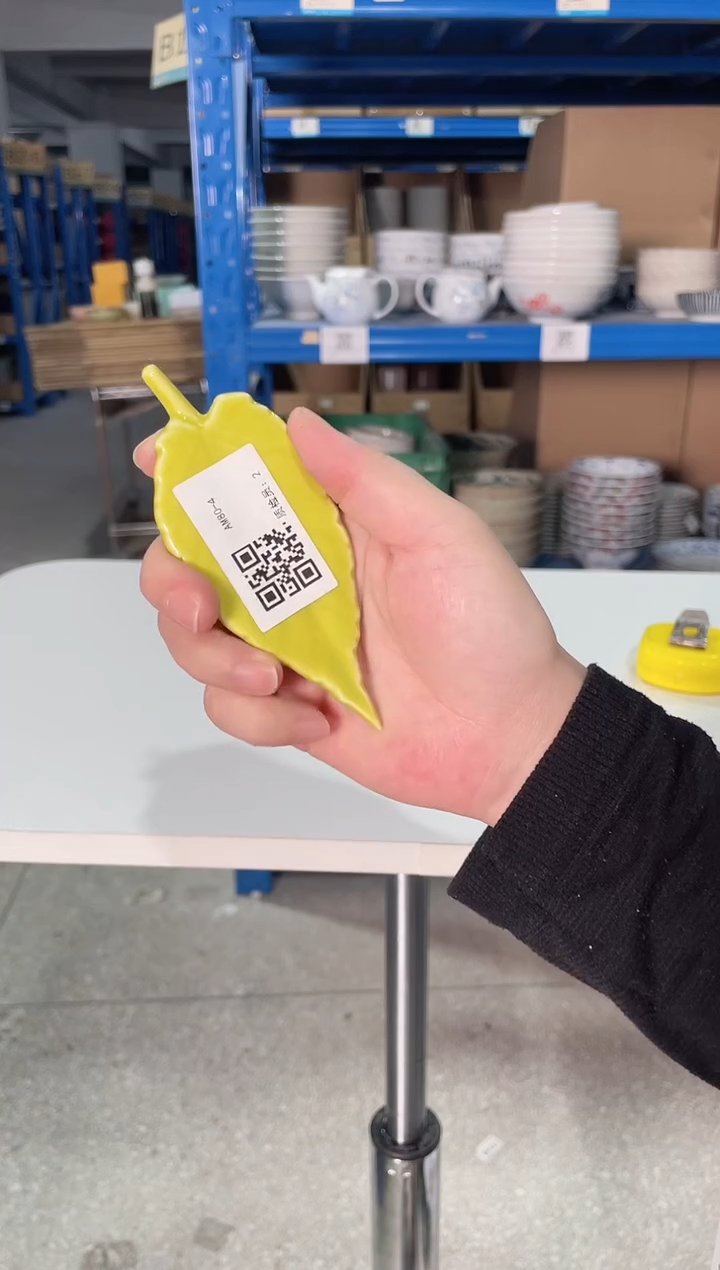 陶瓷树叶筷子架树叶筷子架