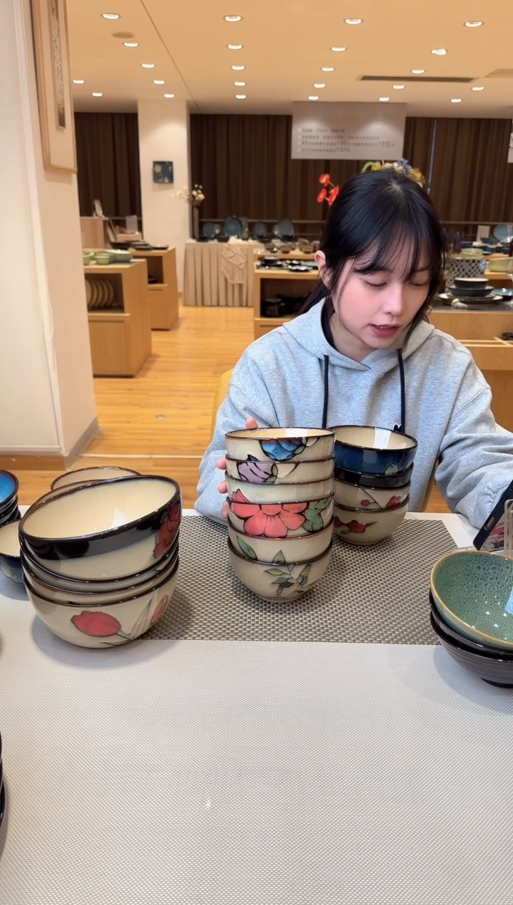 瓷片硕*米饭碗6只