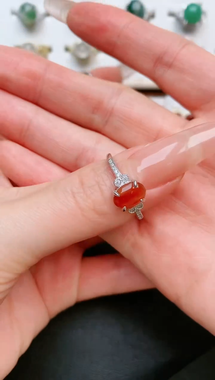 【闪购商品】翡翠戒指银S925镶嵌.....