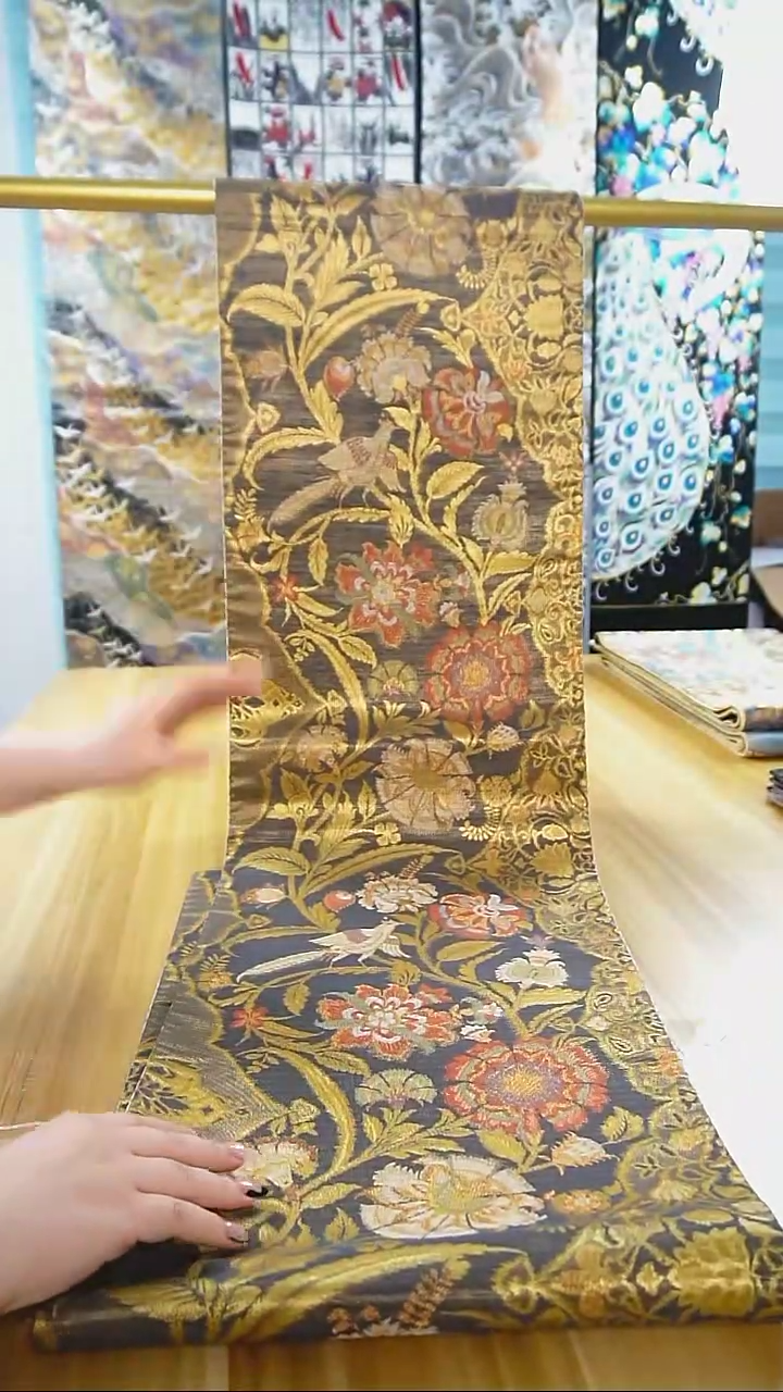 【闪购商品】织绣织锦183六通唐草花