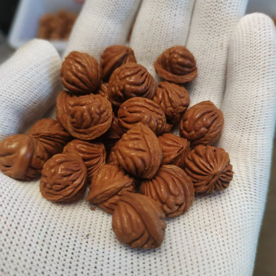 秦岭龙纹桃核散籽批发