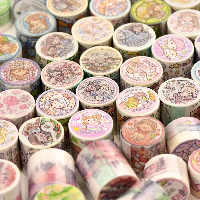 M0589 手帐胶带装饰贴纸卡通人物