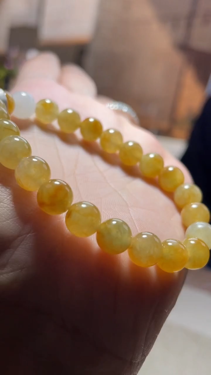 未镶嵌手链翡翠手串