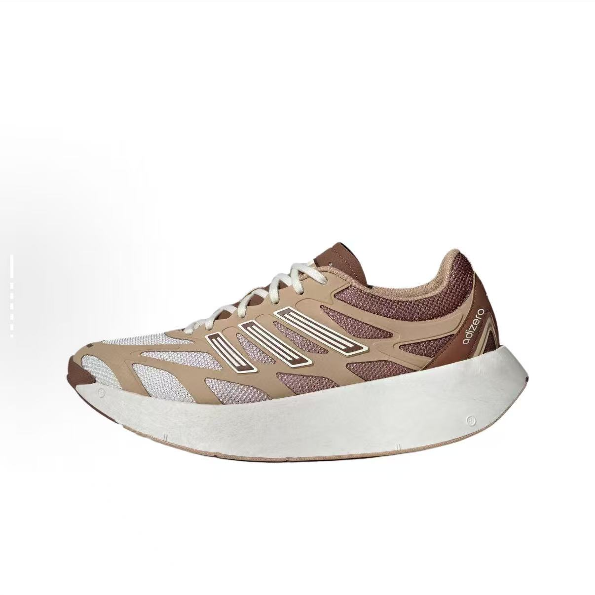 adidas Adizero Aruku Preloved Brown休闲跑步鞋 棕褐白 JR0050