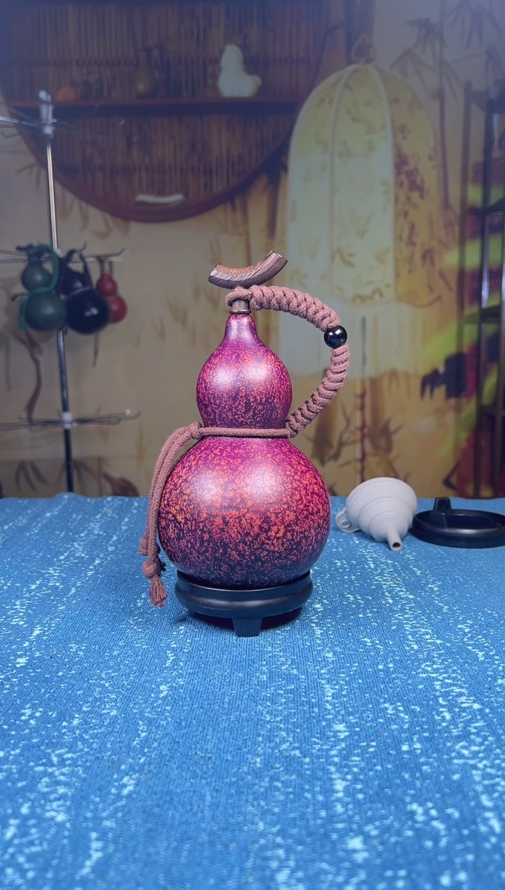 015--大漆酒葫芦--（500ml左右）   