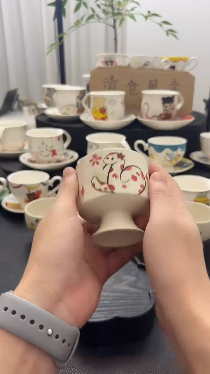 纯手工纯手工绘制陶瓷杯
