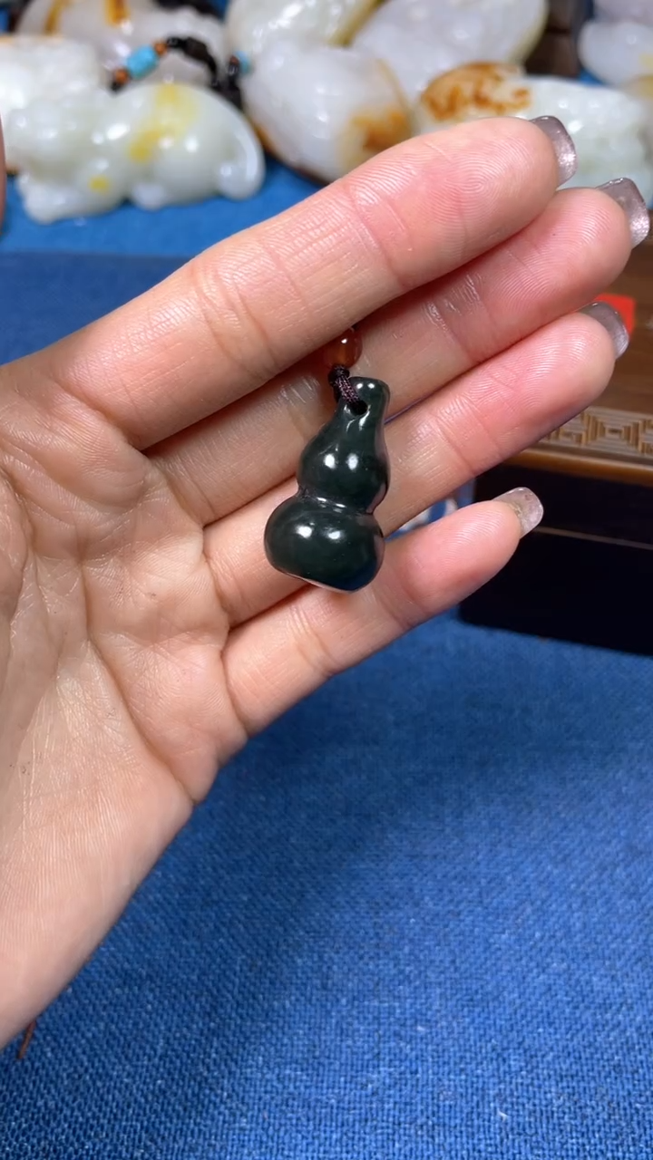 未镶嵌和田玉挂件静*4