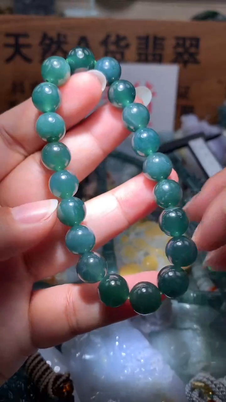 【闪购商品】翡翠颈饰未镶嵌保真天然A货翡翠