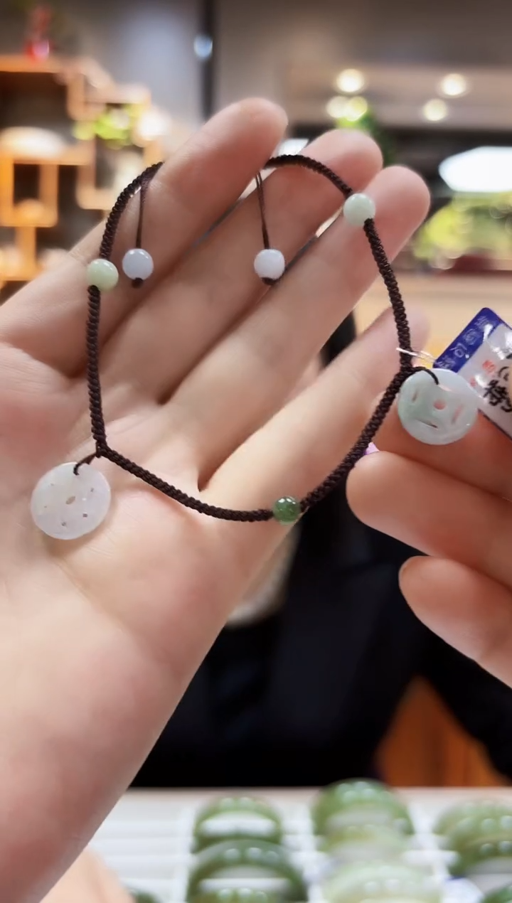 翡翠未镶嵌颈饰脚链