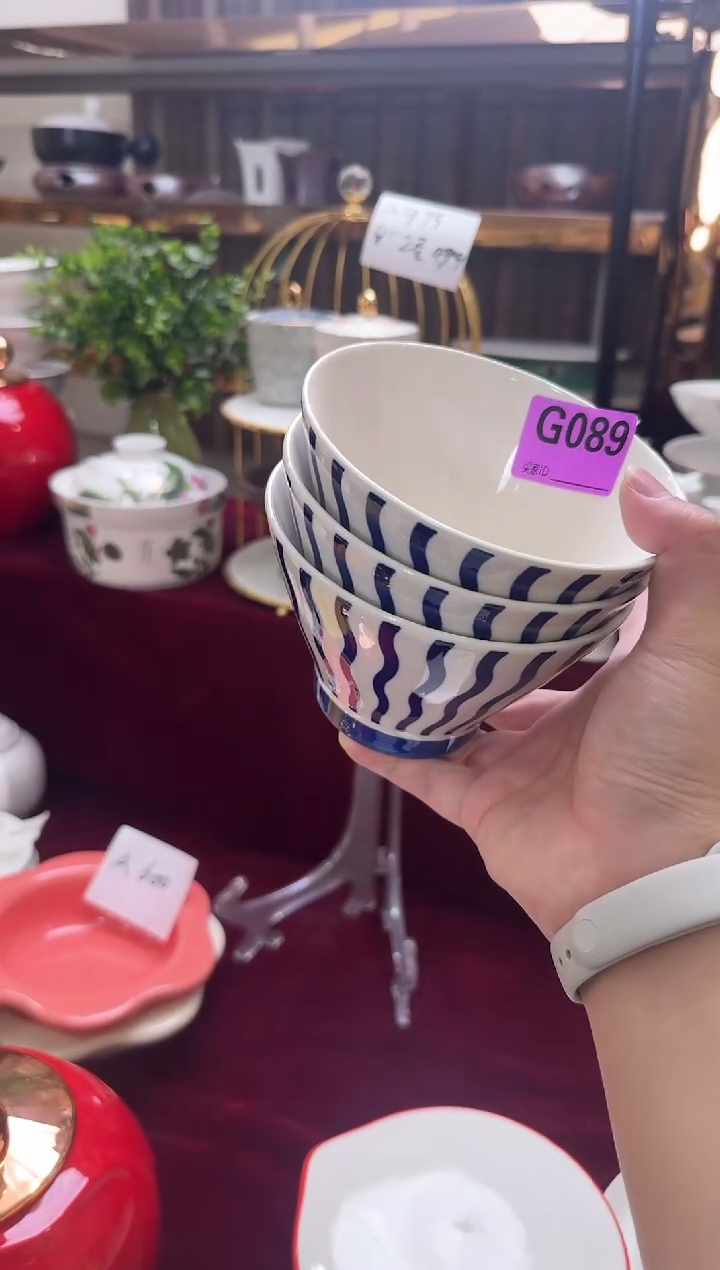 摆件陶G089-3个 陶瓷餐具库存微瑕