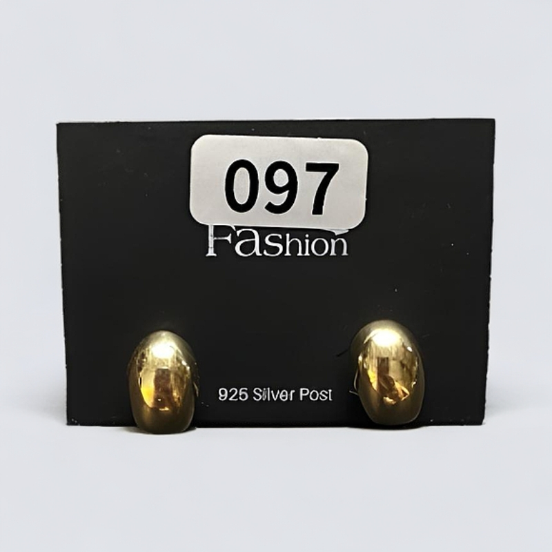 铜合金耳饰 【097】水滴小豆子耳钉女简约冷淡风耳环百搭高级感耳饰