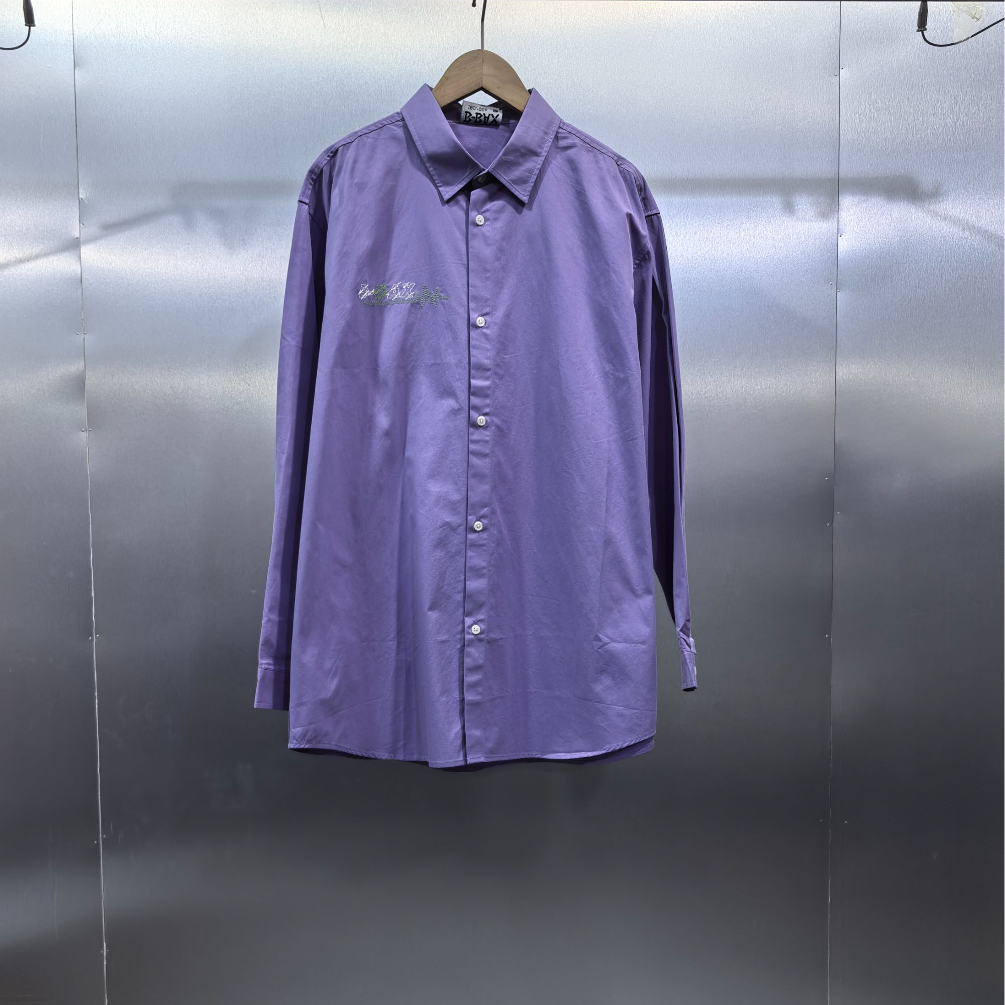 M09-111368-BBA春秋季后背潮流印花时尚衬衫