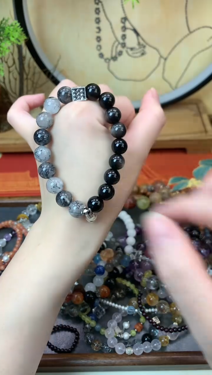 【闪购商品】黑曜岩手饰未镶嵌466