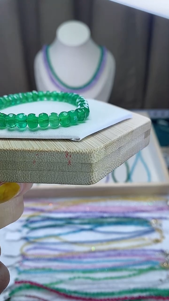 【闪购商品】祖母绿手链未镶嵌诗宁甄选珠宝SYZB40