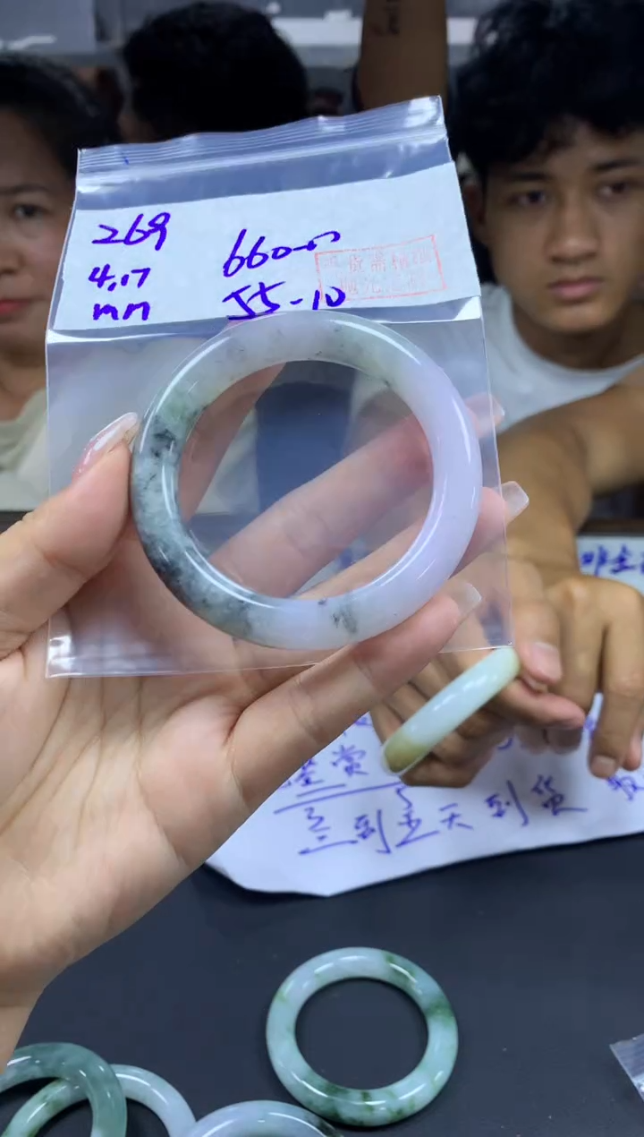 定制翡翠未镶嵌269手镯55+660元+拍一发一