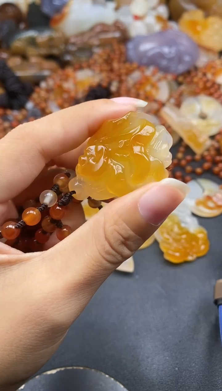 未镶嵌1玛瑙/玉髓水*雪ll