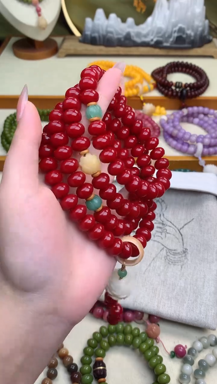 【闪购商品】白玉菩提手串红菩提