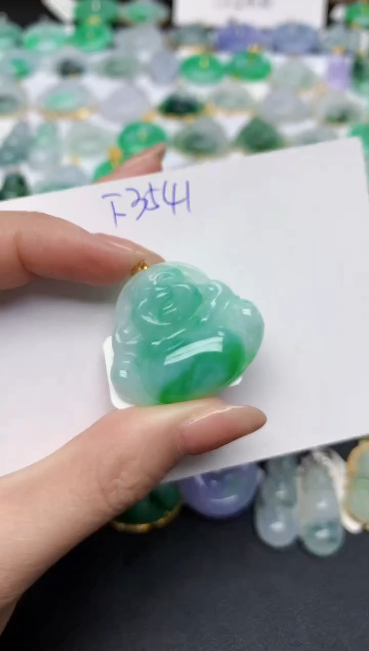 颈饰未镶嵌翡翠天然缅甸A货翡翠百元以上9元证书费自理