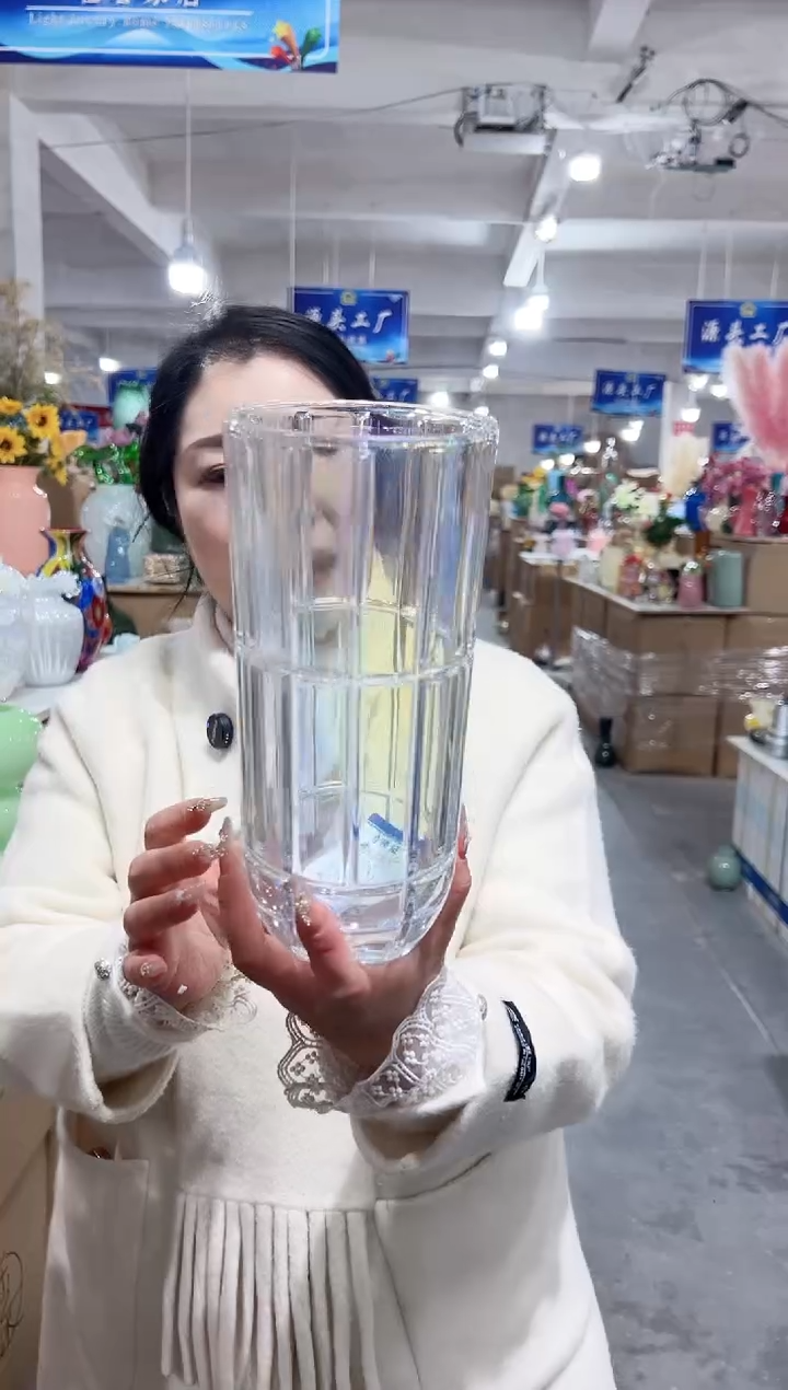 【闪购商品】玻璃花伴你花瓶微瑕-RX9S2