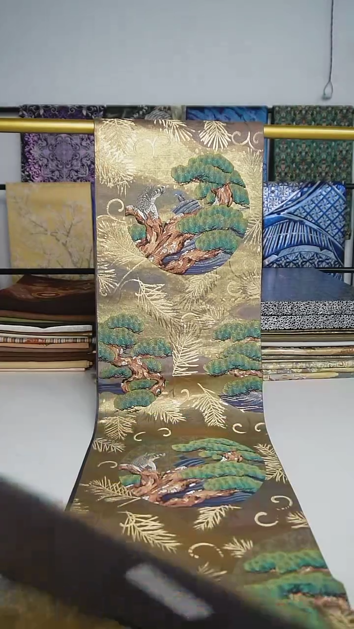 【闪购商品】织绣13 六通老鹰松树