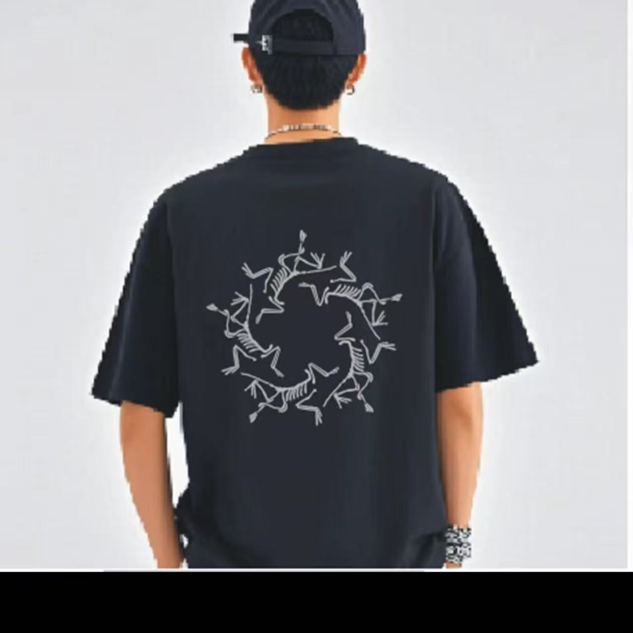 莺家【撤柜清】夏季新款圆领T恤索罗娜凉感面料男女同款户外运动