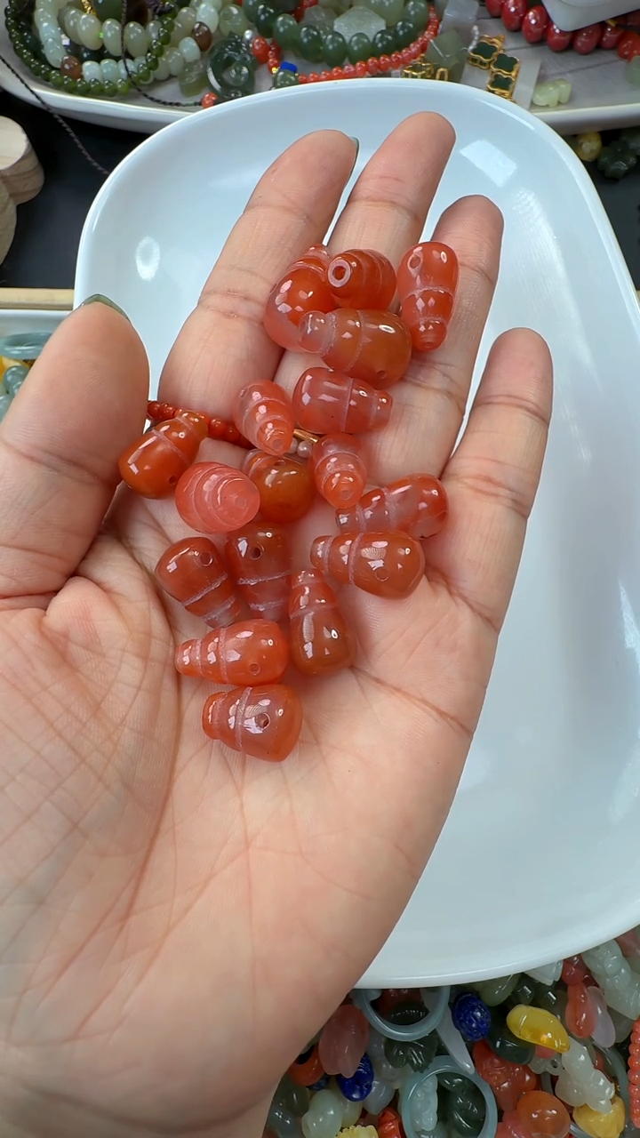 未镶嵌三通配饰南红玛瑙A1多样性发其一