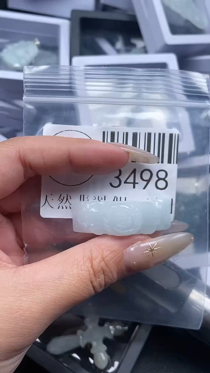 颈饰未镶嵌翡翠3498