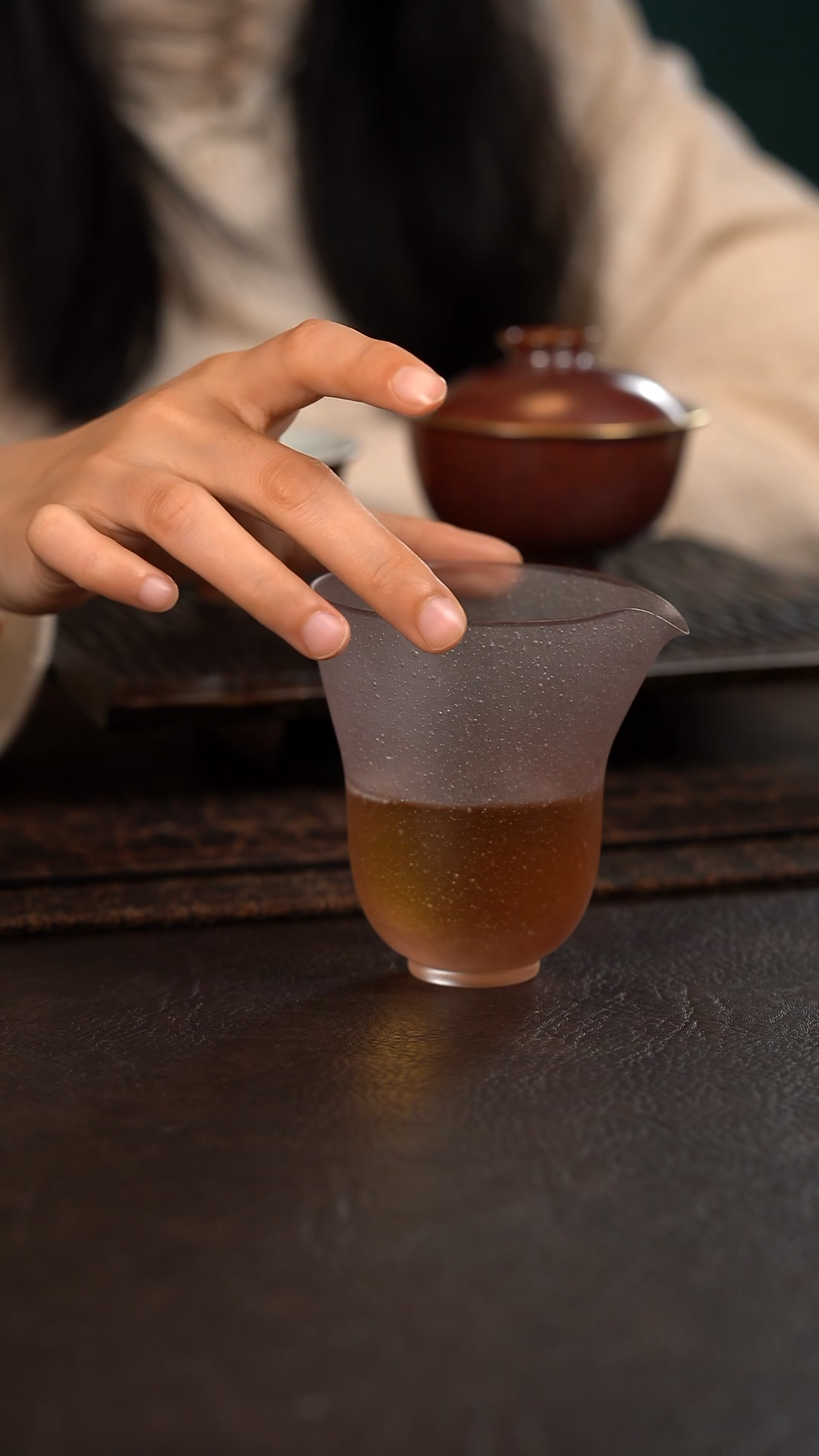 【闪购商品】杯心缘甄琉璃公道杯 紫色 小葫芦