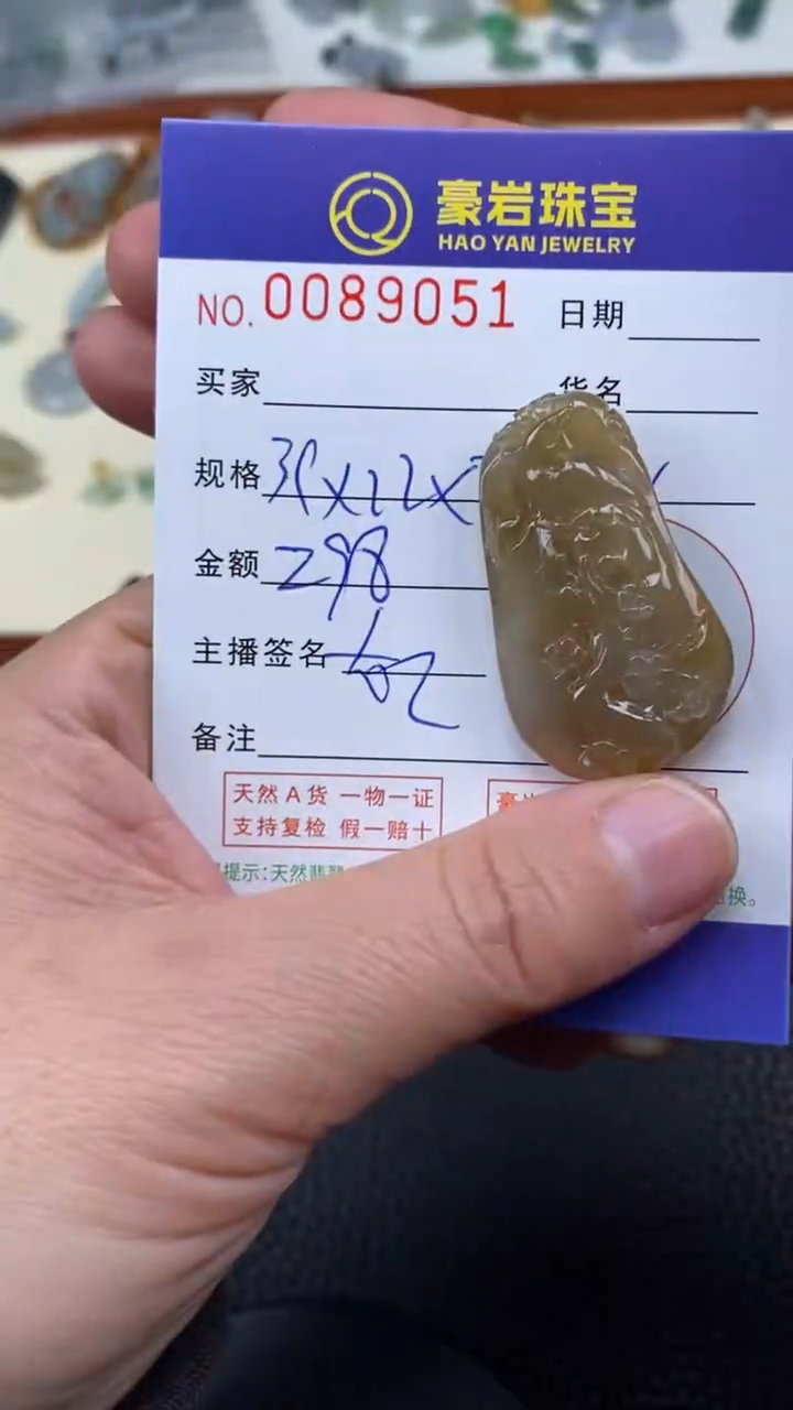 【闪购商品】翡翠颈饰未镶嵌天然A货翡翠