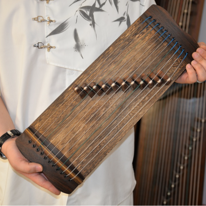 二十四桥黑檀实木50-75cm小古筝儿童初学者入门便携古筝环保免漆