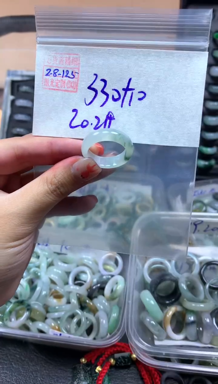 【闪购商品】定制翡翠未镶嵌翡翠340元20#毛货需精细抛光125