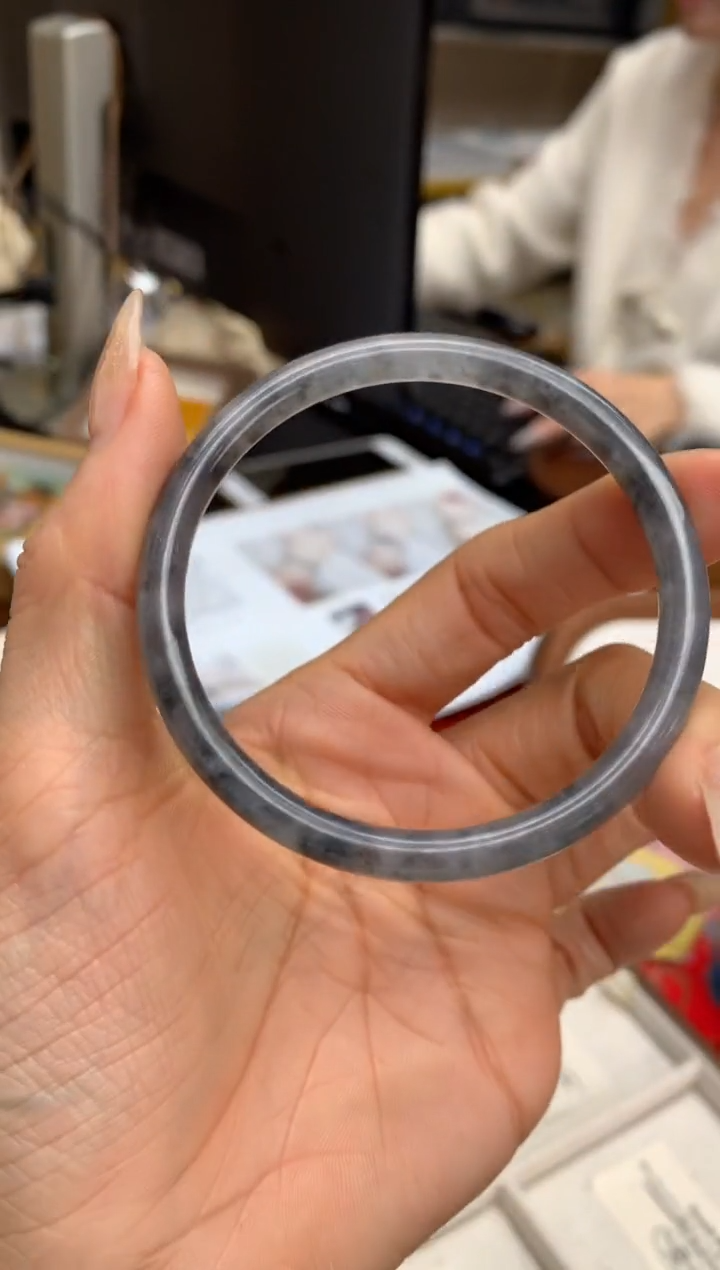 【闪购商品】翡翠手镯未镶嵌手镯#54.3