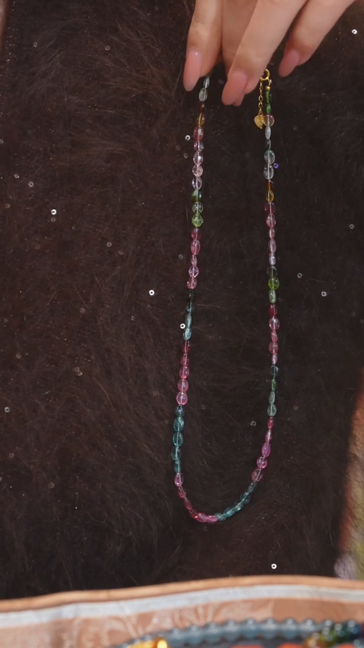 【闪购商品】碧玺项链未镶嵌多样性发@@W9682