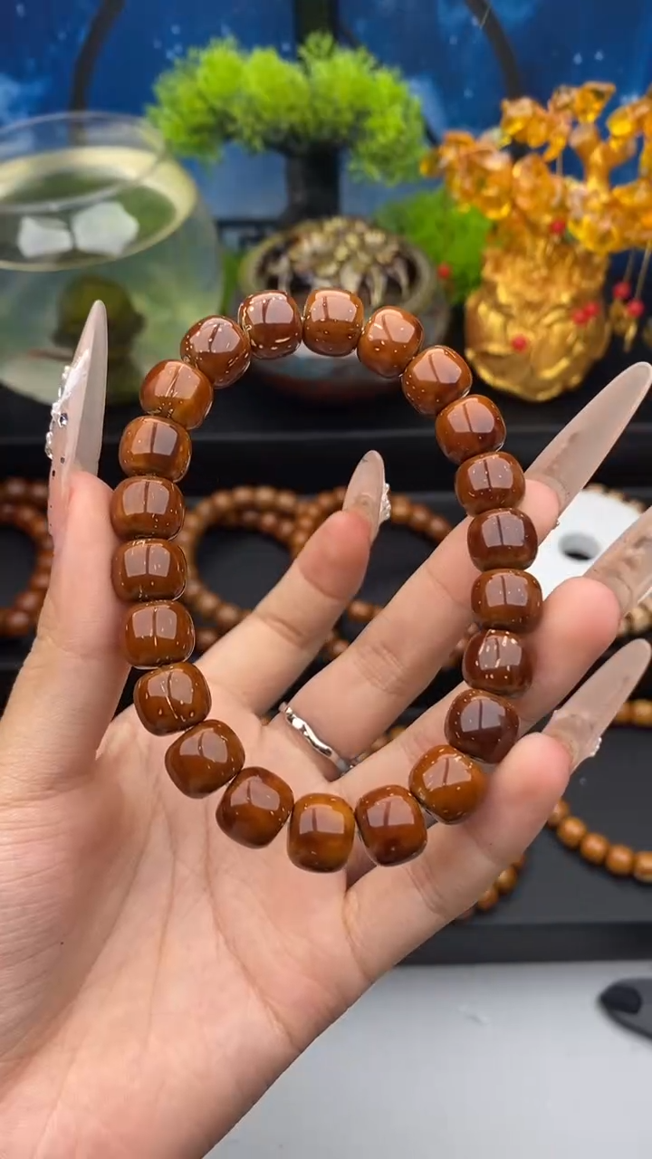 紫金鼠手串紫金鼠实心老型17号