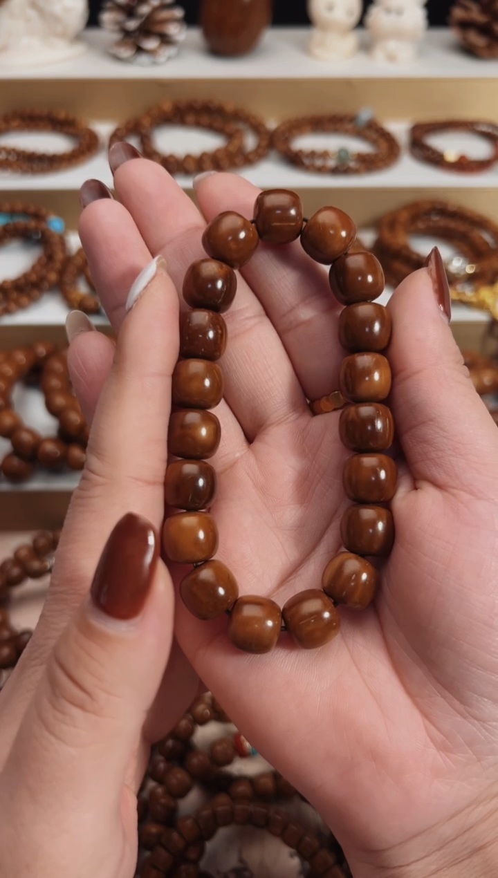 【闪购商品】库克吊坠库克菩提老型珠素圈12*11mm