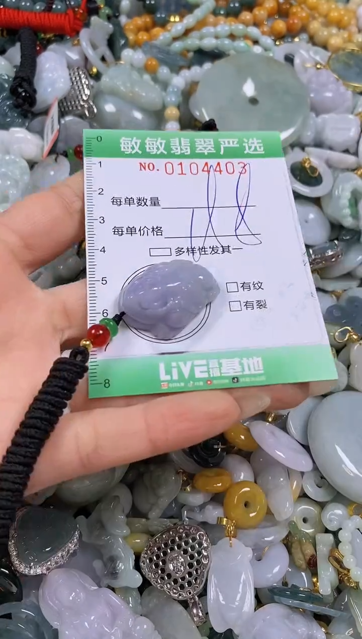 【闪购商品】翡翠颈饰未镶嵌闪购0104403