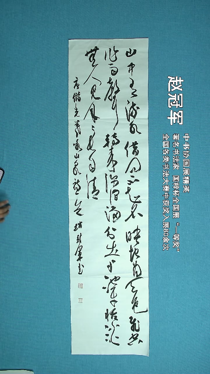 【闪购商品】书法260 上海赵冠军中书协138*34
