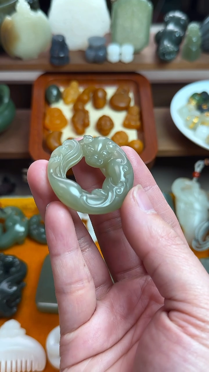 【闪购商品】和田玉颈饰未镶嵌立体小件苏工