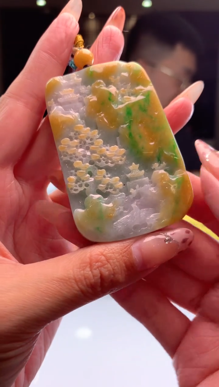 【闪购商品】定制翡翠未镶嵌挂件发货（拍一发一）