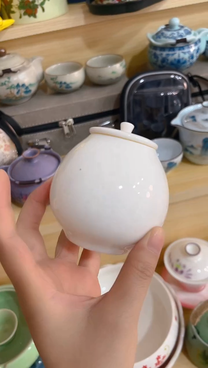 陶瓷茶具摆件旅行套组