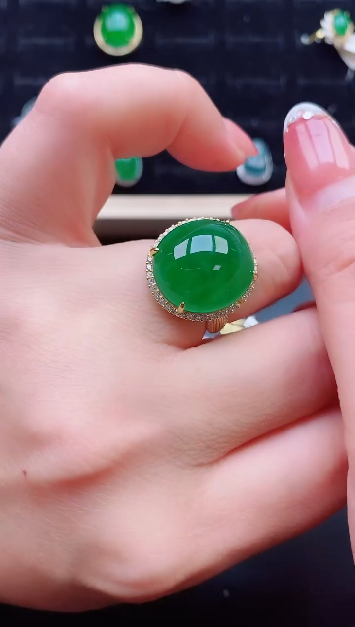 【闪购商品】翡翠戒指银S925镶嵌121212