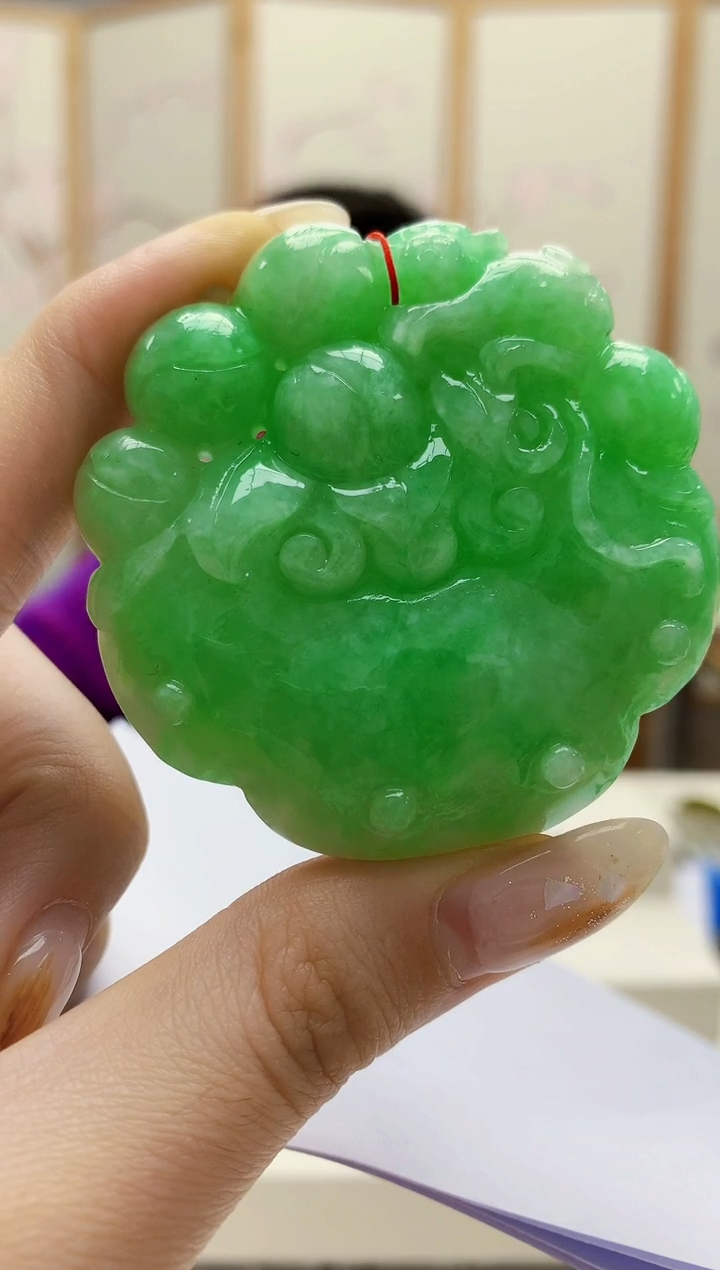 未镶嵌定制翡翠4852jw-毛货挂件59