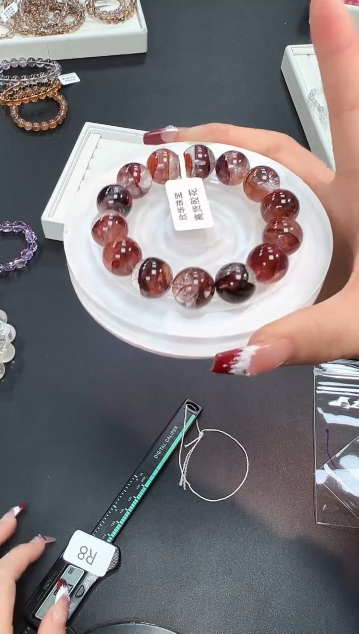 【闪购商品】水晶手串未镶嵌46A3多样性发其一1条默认微瑕